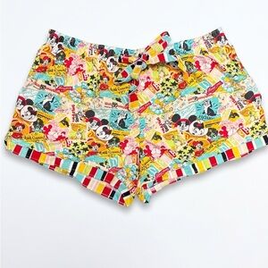 Authentic Disney Park- Disney Women’s Multicolor Cartoon Shorts
